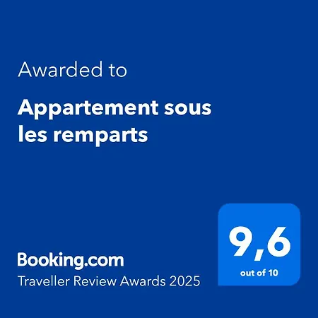 Sous Les Remparts Apartment *